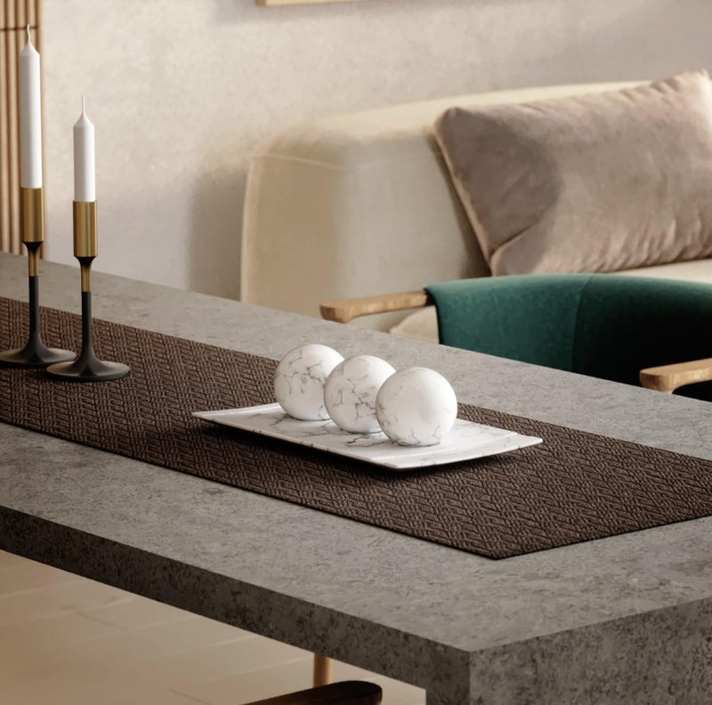 Creative Scents White Marble Look Home Decor Tray and Orb Set Coffee Table Decor for Living Room Centerpiece Table Decorations for Dining Table, Kitchen, Foyer, Entryway Elegant House Decoration - Image 2